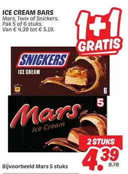 Dekamarkt Ice cream bars aanbieding