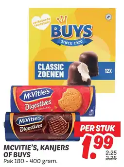Dekamarkt Mcvitie's, kanjers of buys aanbieding