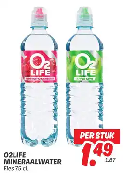 Dekamarkt 02life mineraalwater aanbieding