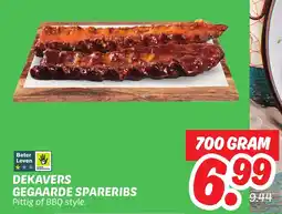 Dekamarkt Dekavers gegaarde spareribs aanbieding