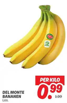 Dekamarkt Del monte bananen aanbieding
