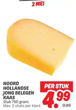 Dekamarkt Noord hollandse jong belegen kaas aanbieding