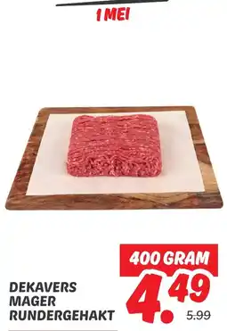 Dekamarkt Dekavers mager rundergehakt aanbieding