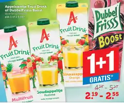 Coop Appelsientje Fruit Drink of DubbelFrisss Boost aanbieding