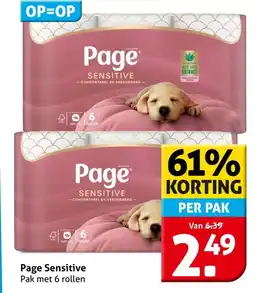 Hoogvliet Page Sensitive aanbieding