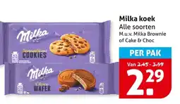 Hoogvliet Milka koek aanbieding