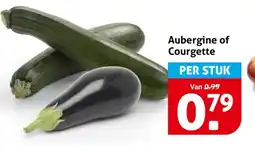Hoogvliet Aubergine of Courgette aanbieding