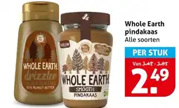 Hoogvliet Whole Earth pindakaas aanbieding