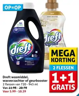 Hoogvliet Dreft wasmiddel, wasverzachter of geurbooster aanbieding