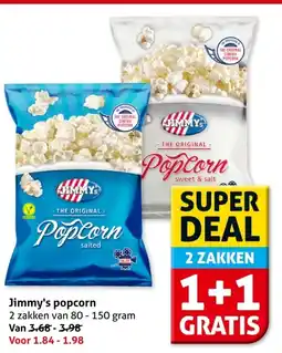 Hoogvliet Jimmy's popcorn aanbieding