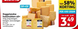 Hoogvliet Koggelandse kaasstukken 48+ aanbieding