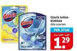 Hoogvliet Glorix toilet blokken aanbieding