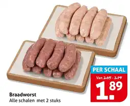 Hoogvliet Braadworst aanbieding