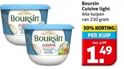 Hoogvliet Boursin Cuisine light aanbieding