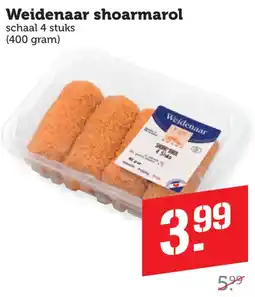 Coop Weidenaar Shoarmarol aanbieding