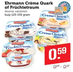 Coop Ehrmann Crème Quark of Früchtetraum aanbieding