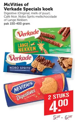 Coop McVities of Verkade Specials koek aanbieding