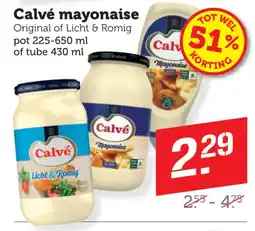 Coop Calvé Mayonaise aanbieding