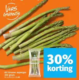 Albert Heijn AH Groene asperges aanbieding