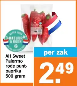 Albert Heijn AH Sweet Palermo rode punt paprika aanbieding