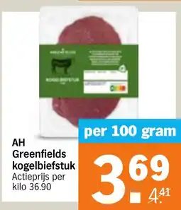 Albert Heijn AH Greenfields kogelbiefstuk aanbieding