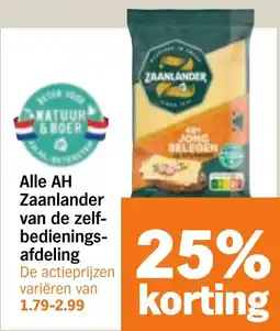 Albert Heijn Alle AH Zaanlander van de zelfbedienings afdeling aanbieding