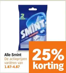 Albert Heijn Alle Smint aanbieding