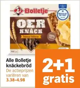Albert Heijn Alle Bolletje knäckebröd aanbieding