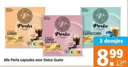 Albert Heijn Alle Perla capsules voor Dolce Gusto aanbieding