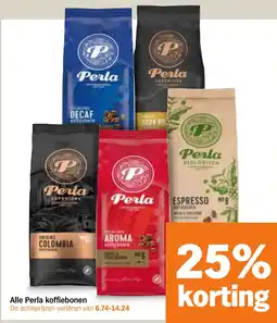 Albert Heijn Alle Perla koffiebonen aanbieding