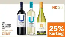 Albert Heijn Alle Undurraga of Aliwen aanbieding