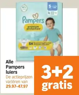 Albert Heijn Alle Pampers luiers aanbieding