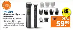 Albert Heijn All in one multigroomer + OneBlade aanbieding