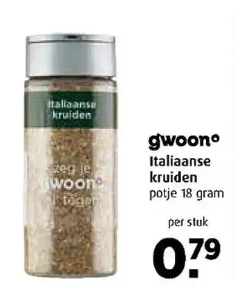 Discus Gwoon Italiaanse Kruiden aanbieding