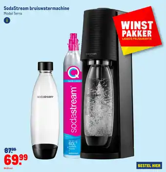 Makro SodaStream bruiswatermachine Model Terra aanbieding