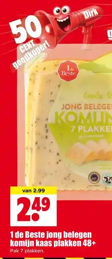Dirk 1 de Beste jong belegen komijn kaas plakken 48+ aanbieding