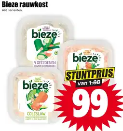 Dirk Bieze rauwkost aanbieding