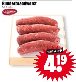 Dirk Runderbraadworst aanbieding