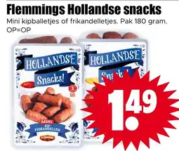 Dirk Flemmings Hollandse snacks aanbieding