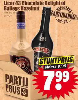 Dirk Licor 43 Chocolate Delight of Baileys Hazelnut aanbieding