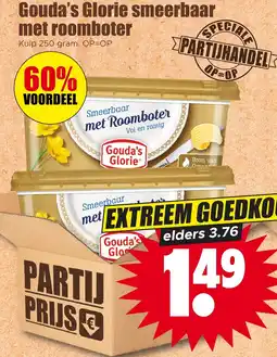 Dirk Gouda's Glorie smeerbaar met roomboter aanbieding