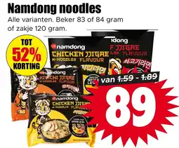 Dirk Namdong noodles aanbieding
