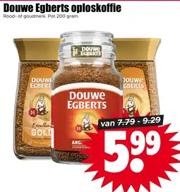 Dirk Douwe Egberts oploskoffie aanbieding