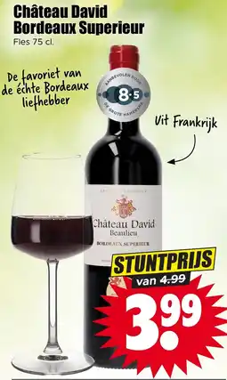 Dirk Château David Bordeaux Superieur aanbieding