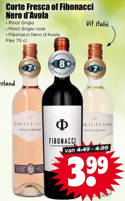 Dirk Corte Fresca of Fibonacci Nero d'Avola aanbieding