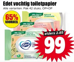 Dirk Edet vochtig toiletpapier aanbieding