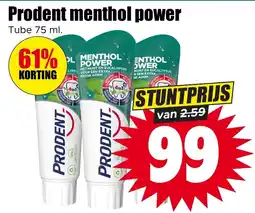Dirk Prodent menthol power aanbieding