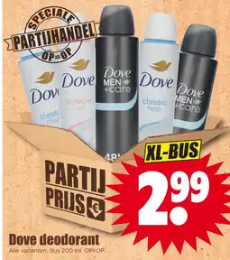 Dirk Dove deodorant aanbieding