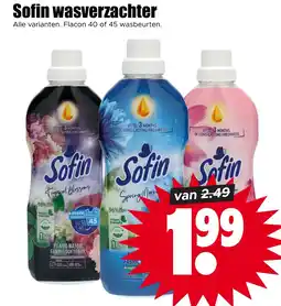 Dirk Sofin wasverzachter aanbieding