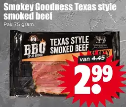 Dirk Smokey Goodness Texas style smoked beef aanbieding